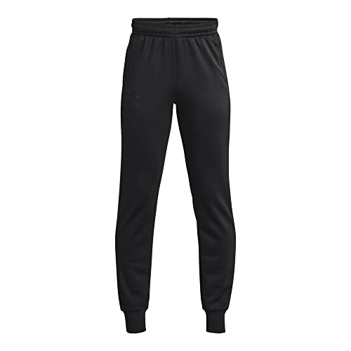 Under Armour Armour Fleece Joggers for Men – Black/Black – XL