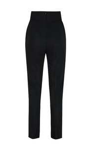Pinko Natalia High-Waisted Cropped Trousers, Size 2
