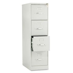 Hon 510 Series Ltr-size 4-drawer Vert. File w/Lock-4-Drawer Letter File, Vertica