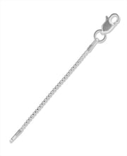Drs Box Chain (1.0mm) 2 Extender in Sterling Silver