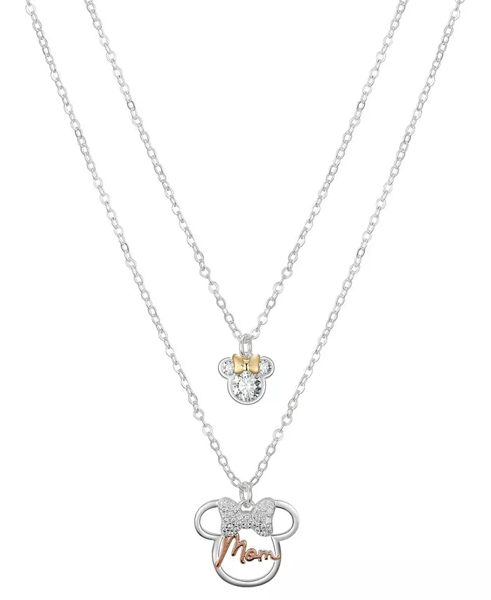 Disney Minnie Mother and Daughter Necklace Set