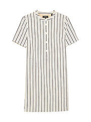 Theory Womens Trapeze Stripe Mini Dress, Size Medium