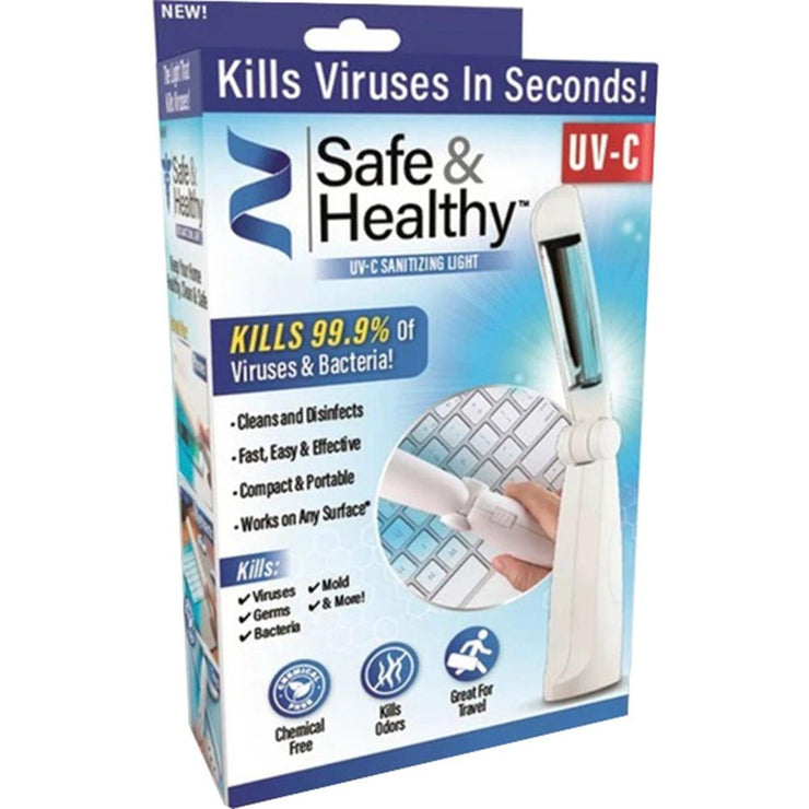 Ontel Safe and Healthy Powerful UV-C Sanitizing Light Kills 99.9% of Viruses