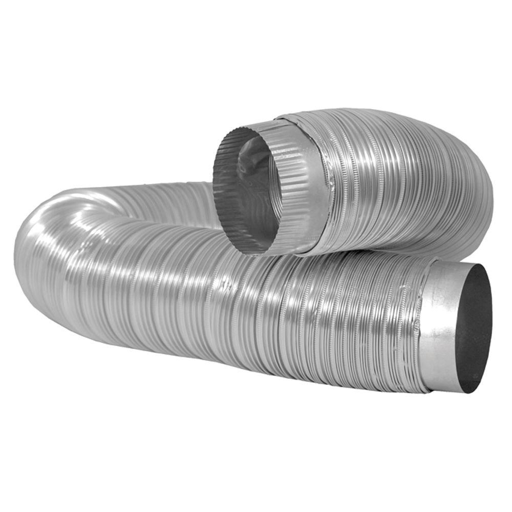 Everbilt 4in x 8ft Heavy Duty Aluminum Duct with Collar