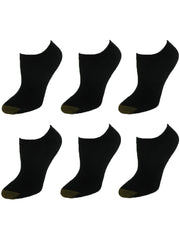 Gold Toe Womens Cotton No Show Liner Socks ,Pack of 6