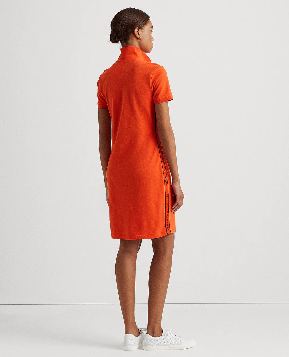 Lauren Ralph Lauren Pique Polo Dress – Dusk Orange, Size XS