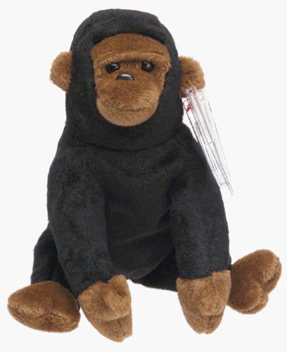 Ty Beanie Baby Congo the Gorilla 1996 RARE Original - 4160 P.V.C. Pellets