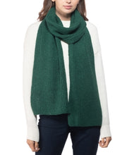 Style & Co. Womens Ribbed Metallic Scarf Green O/S