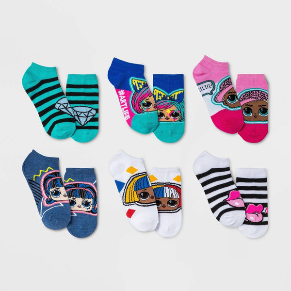 Kids L.O.L. Surprise! 6pk Socks - S/M