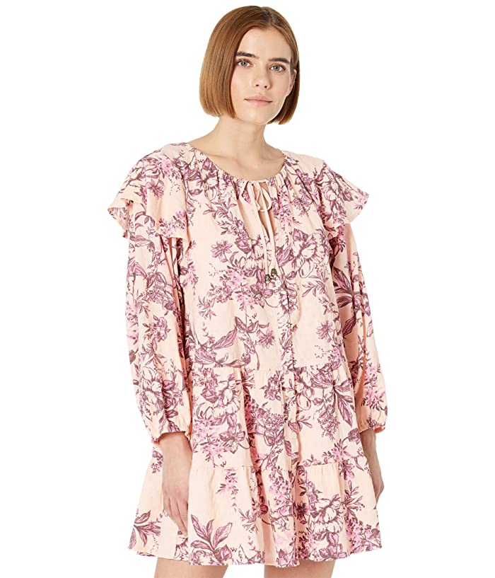 Free People Womens Sunbaked Swing Dress, Peach Combo, Pink, Floral, Sm Vanessa Jane Free People Womens Sunbaked Swing Dress, Peach Combo, Pink, Floral, Sm Vanessa Jane