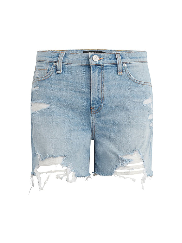 Hudson Jeans Devon High-Rise Denim Shorts, Size 31