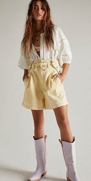 Free People Women’s Bittersweet Shortall – Sunlit – Size 25 (2)