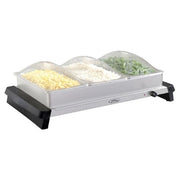 BroilKing NBS-3SP Professional Triple Buffet Server with Stainless Base