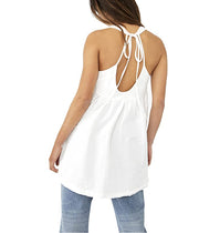 Free People Womens New You Tank, Size Large – White