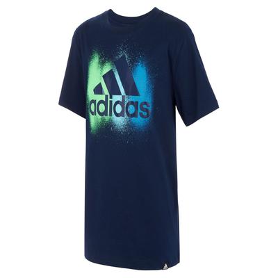 Adidas Big Boys Short Sleeve Aeroready Badge of Sport T-Shirt
