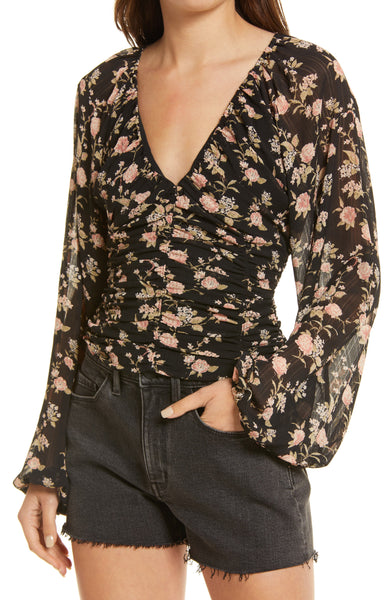 Free People New Final Rose Blouse