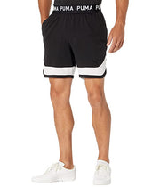 Puma Mens Train Vent Knit Shorts 7 in Black, X-Large