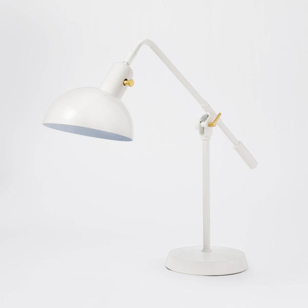 Cantilever Task Table Lamp (Includes LED Light Bulb) White - Threshold™ Designed