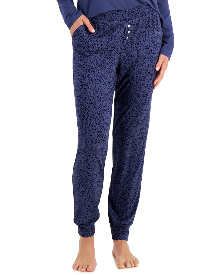 Alfani Essentials Ultra-Soft Knit Jogger Pajama Pants, Size XL