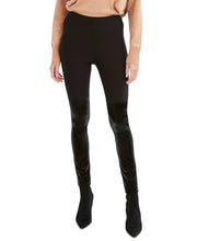 Bcbgmaxazria Leather Panel High Waist Pants, Size XS