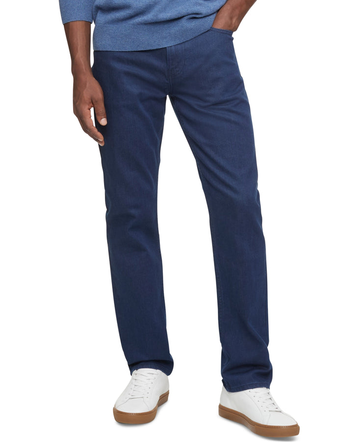 Calvin Klein Mens Straight-Fit Stretch Jeans, 30x30/Steel Blue