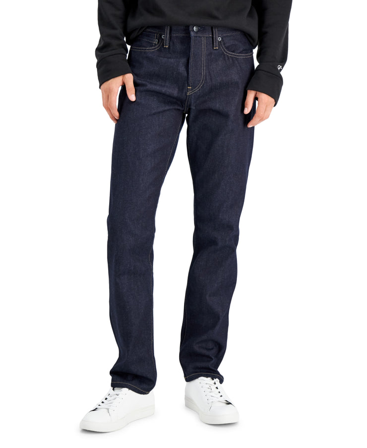 Calvin Klein Mens Slim-Straight-Fit Organic Jeans, Size 32X32