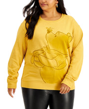 Love Tribe Plus Size Pooh Screen-Print Sweatshirt, Size 2X