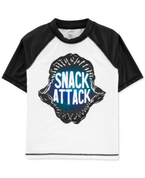 Carters Little Boys Snack Attack Rash Guard T-Shirt