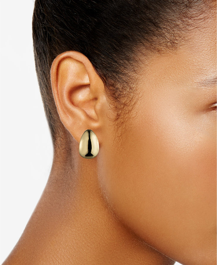 Anne Klein Gold-Tone Clip on Stud Earrings