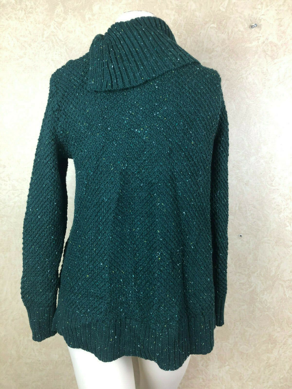 Style & Co Petite Envelope-Neck Tweed Sweater