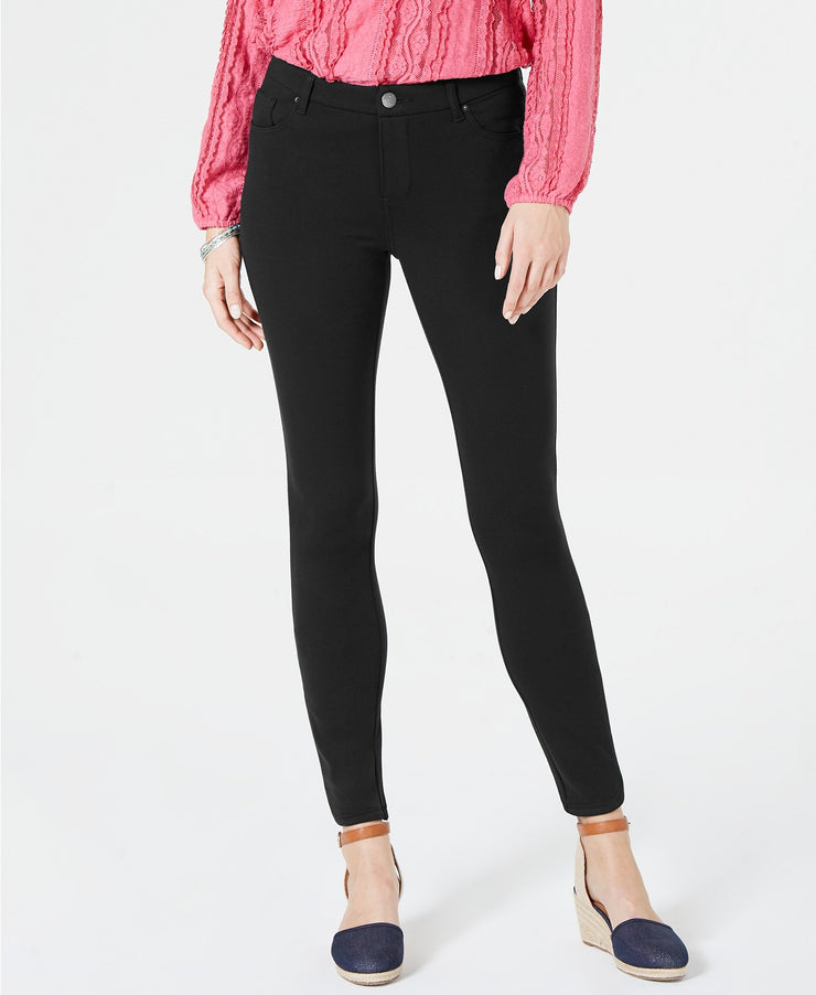 Style and Co Petite Zippered-Hem Skinny Pants, Size 2P