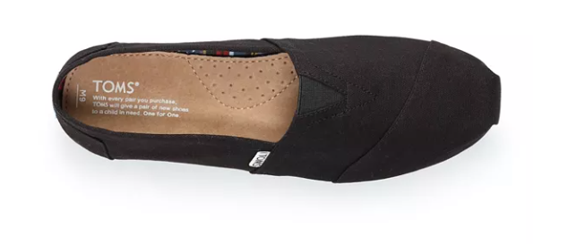 TOMS Alpargata 3.0 Slip on Shoes,11.5/Black