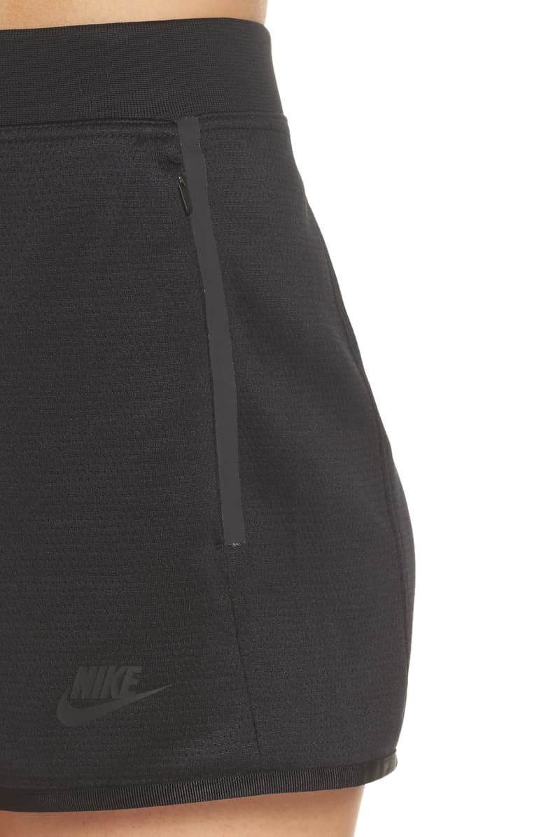 Nike Sportswear Tech Pack Fleece Womens Athletic Shorts, Size Medium