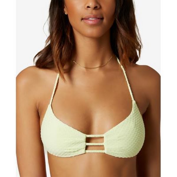 Oneill Coronado Saltwater Textured Bikini Top, Size Xs