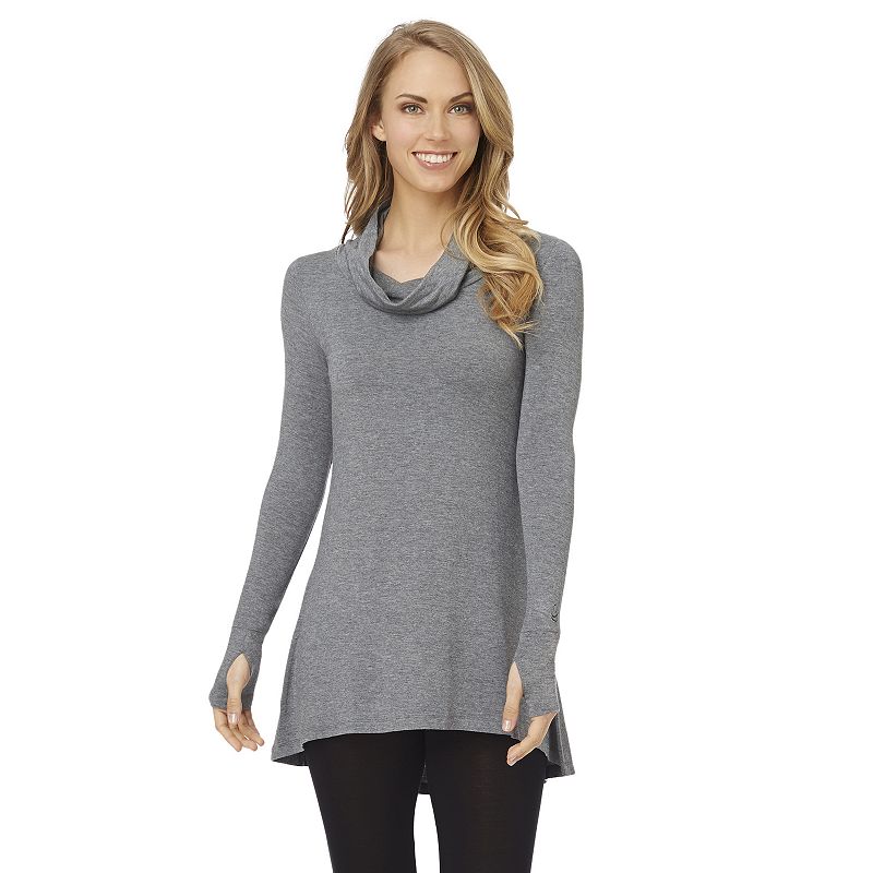 Cuddl Duds Softwear With Stretch Cowlneck Tunic