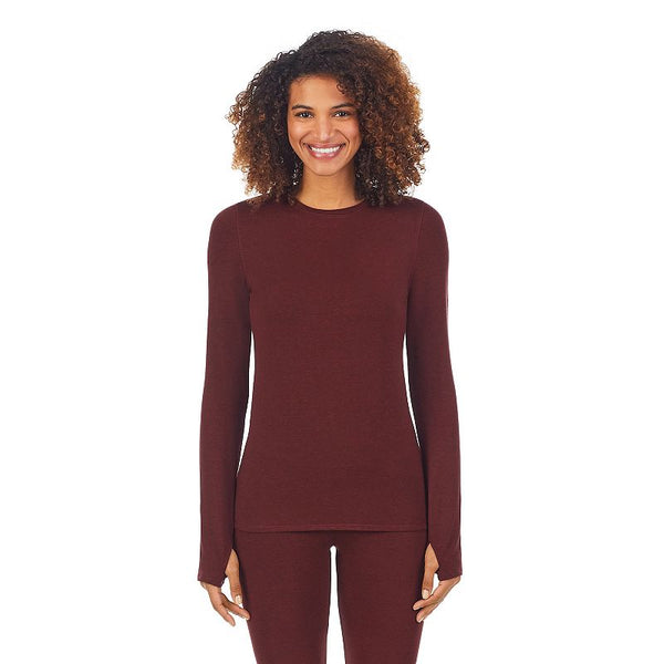 Cuddl Duds UltraCozy Long Sleeve Crewneck Top