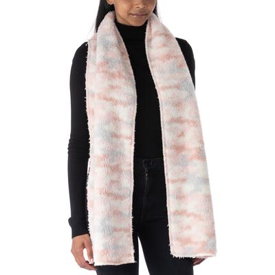 Jenni Womens Printed Sherpa Scarf