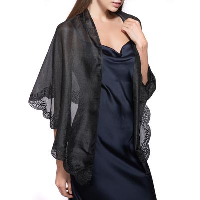 Inc International Concepts Crescent Scalloped Wrap