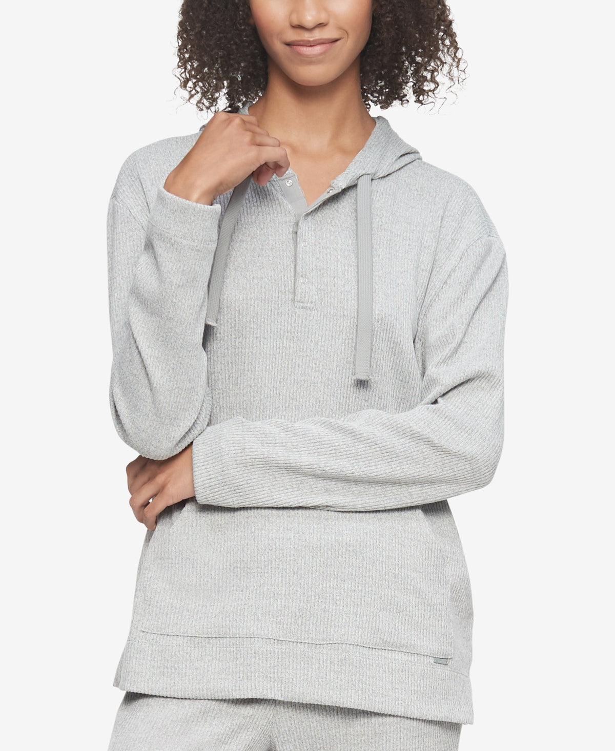 Calvin Klein Women's Ease Long-Sleeve Hoodie, Size Medium