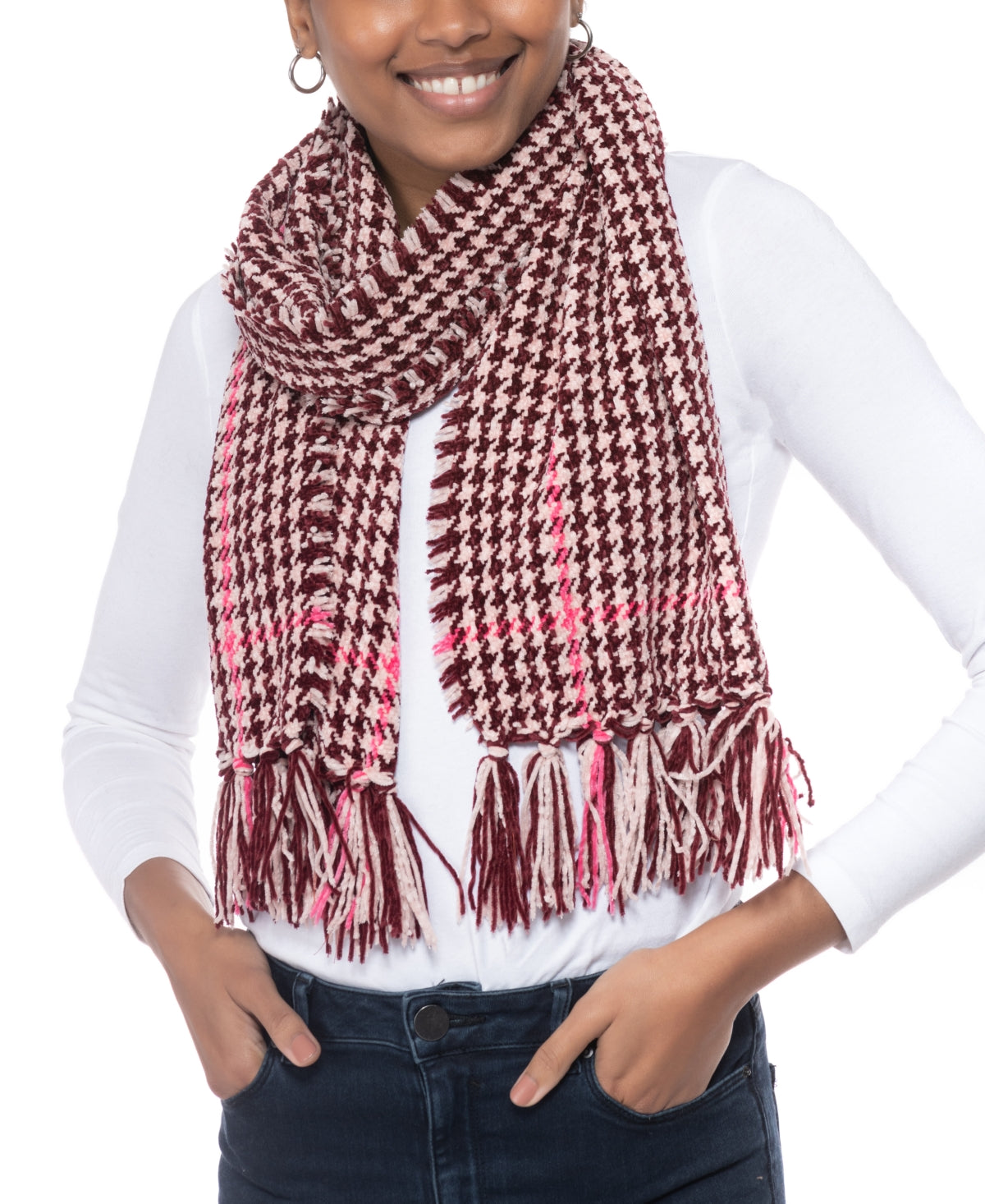 Charter Club Patterned Wrap Scarf