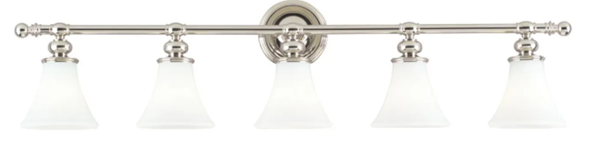 Hudson Valley Lighting 4505 Weston 5 Light 43 Wide Bathroom Vanity Light – Nicke