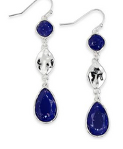 Style and Co Linear Triple Drop Earrings, Various Colors