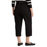 Lauren Ralph Lauren Plus Size Cropped Wide-Leg Ponte Pants, Size 2X