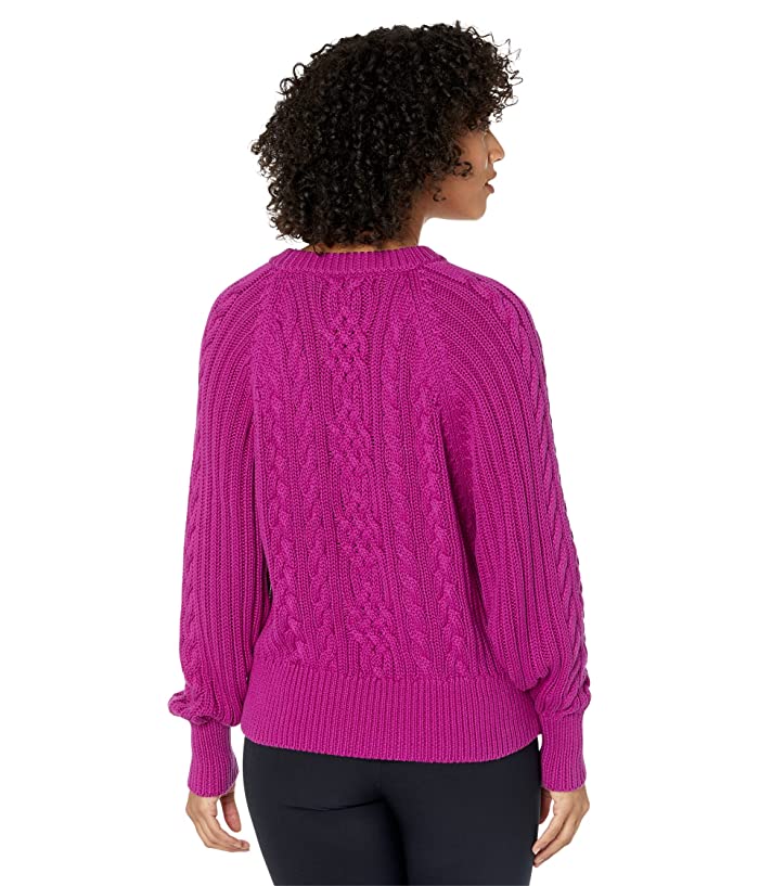 Lauren Ralph Lauren Cable-Knit Dolman Sleeve Sweater, Size Large