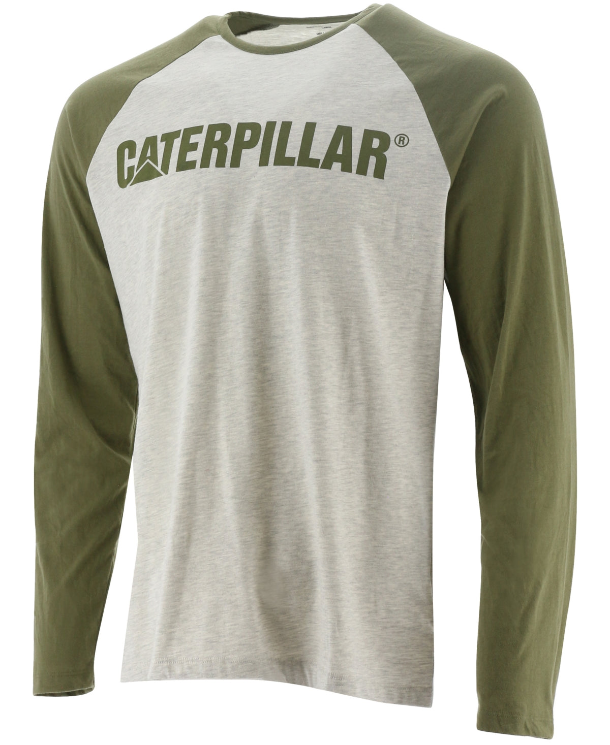 Caterpillar Mens Baseball Tee Long Sleeve Logo T-Shirt, Size XL