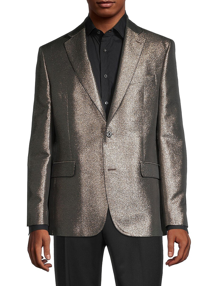 Tallia Men’s Regular-Fit Metallic Sportcoat – Gold – Size 38 S