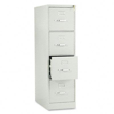 Hon 510 Series Ltr-size 4-drawer Vert. File w/Lock-4-Drawer Letter File, Vertica