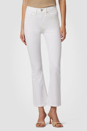 Hudson Jeans Barbara High-Rise Bootcut Crop Jean - White - 27