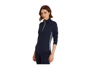 Lauren Ralph Lauren Women's Jersey 1/4 Zip Pullover, Size Large