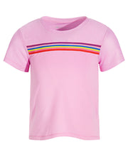 ID Ideology Toddler and Little Girls Multi-Stripe Shirt, Size 6X